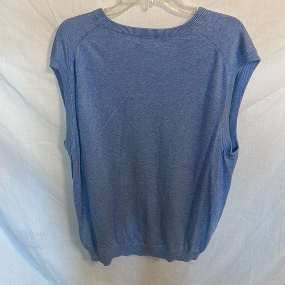 Brooks Brothers 346 Men’s Blue Supima Cotton Sweater Vest Size 2XL - Picture 8 of 12